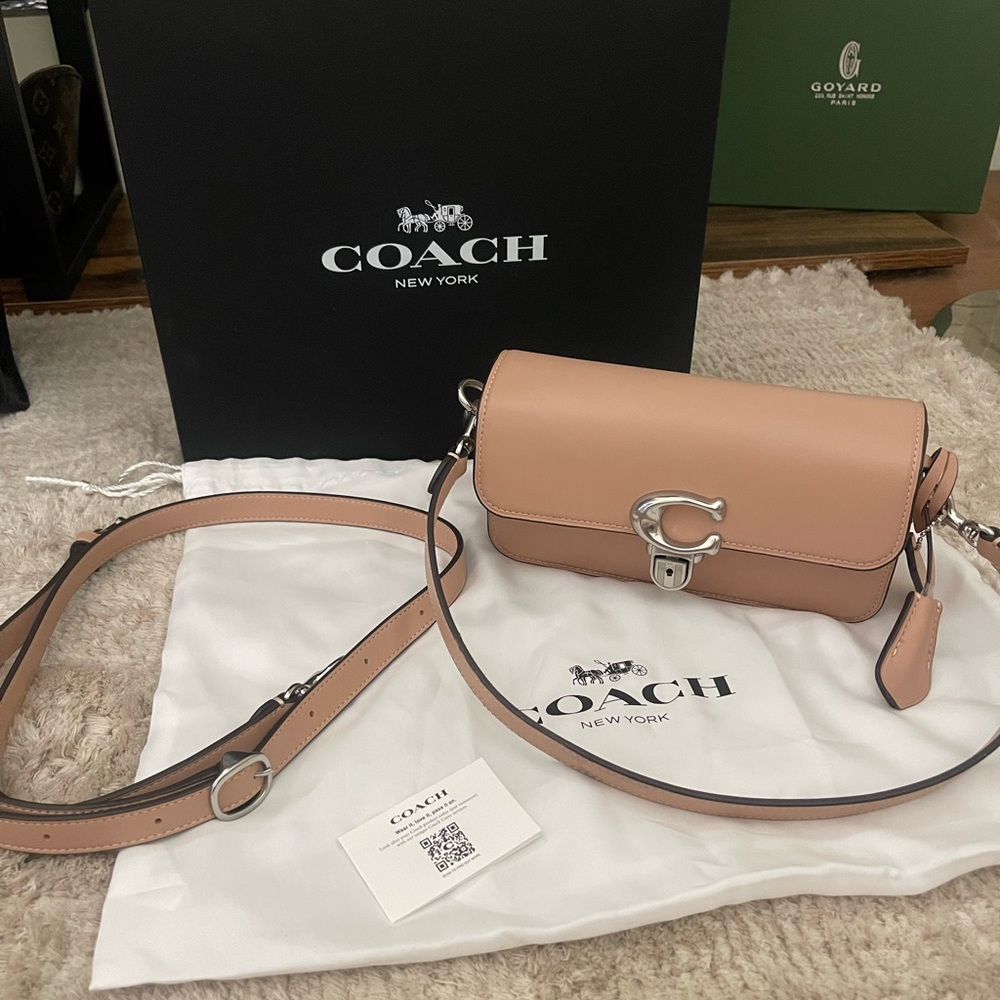 AUTHENTIC Coach Tan Leather Crossbody/Shoulder Tabby Bag
